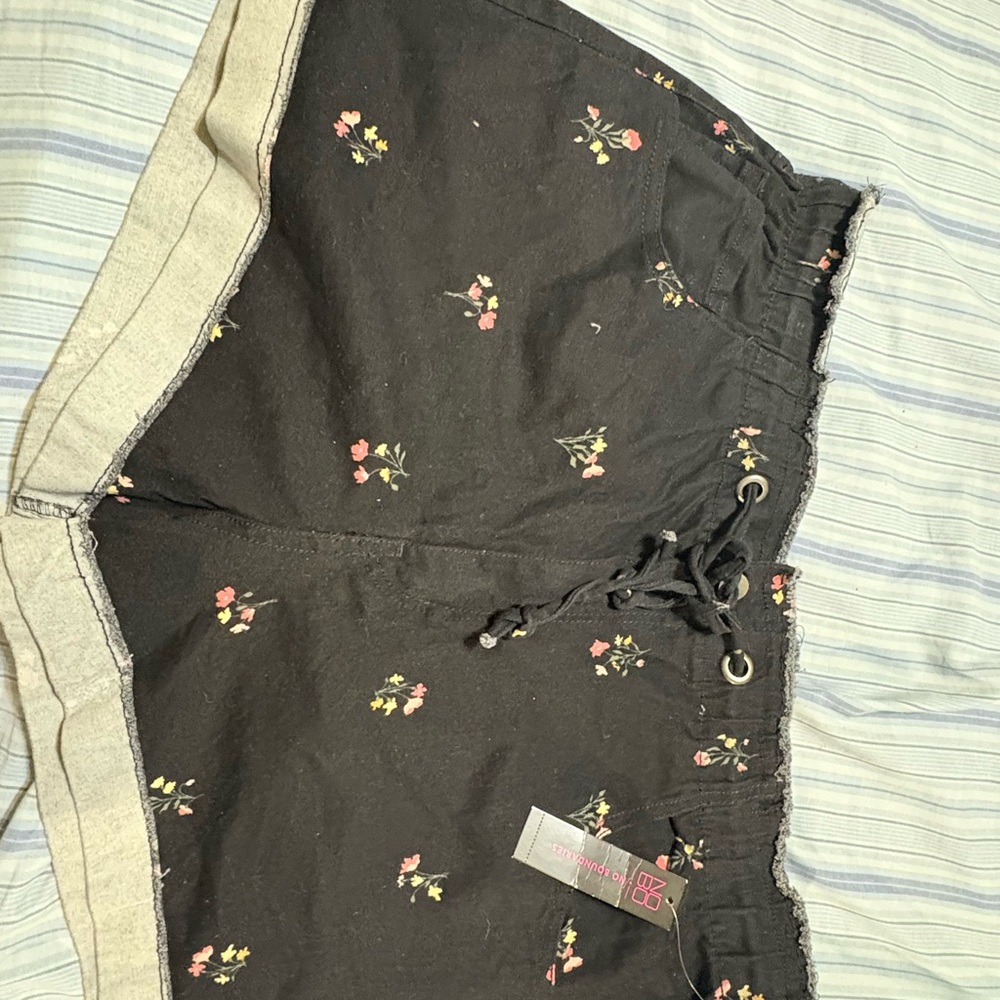 Black and Pink Athletic Shorts for Active Comfort